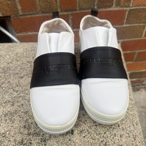 Karl Lagerfeld Monochrome Slip-On Shoes